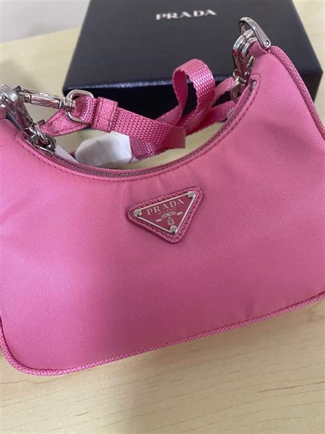 prada sling bag pink